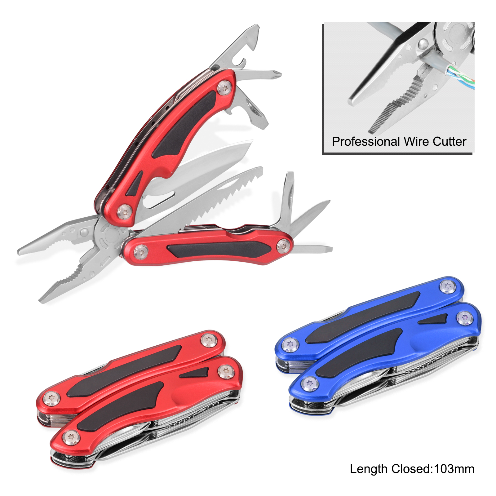 #8347 Top Quality Multitools with Anodized Aluminum Handle