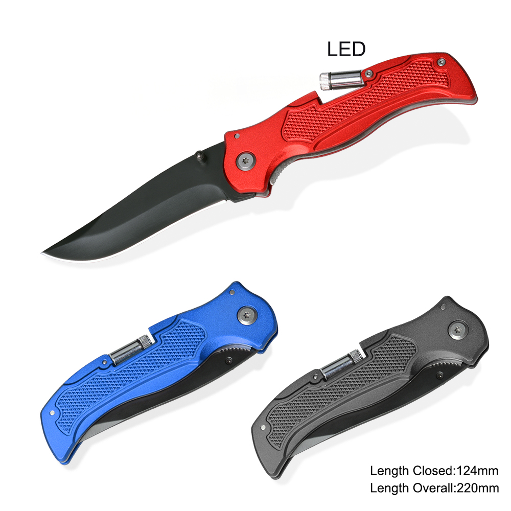 #3787 Folding Knife with LED