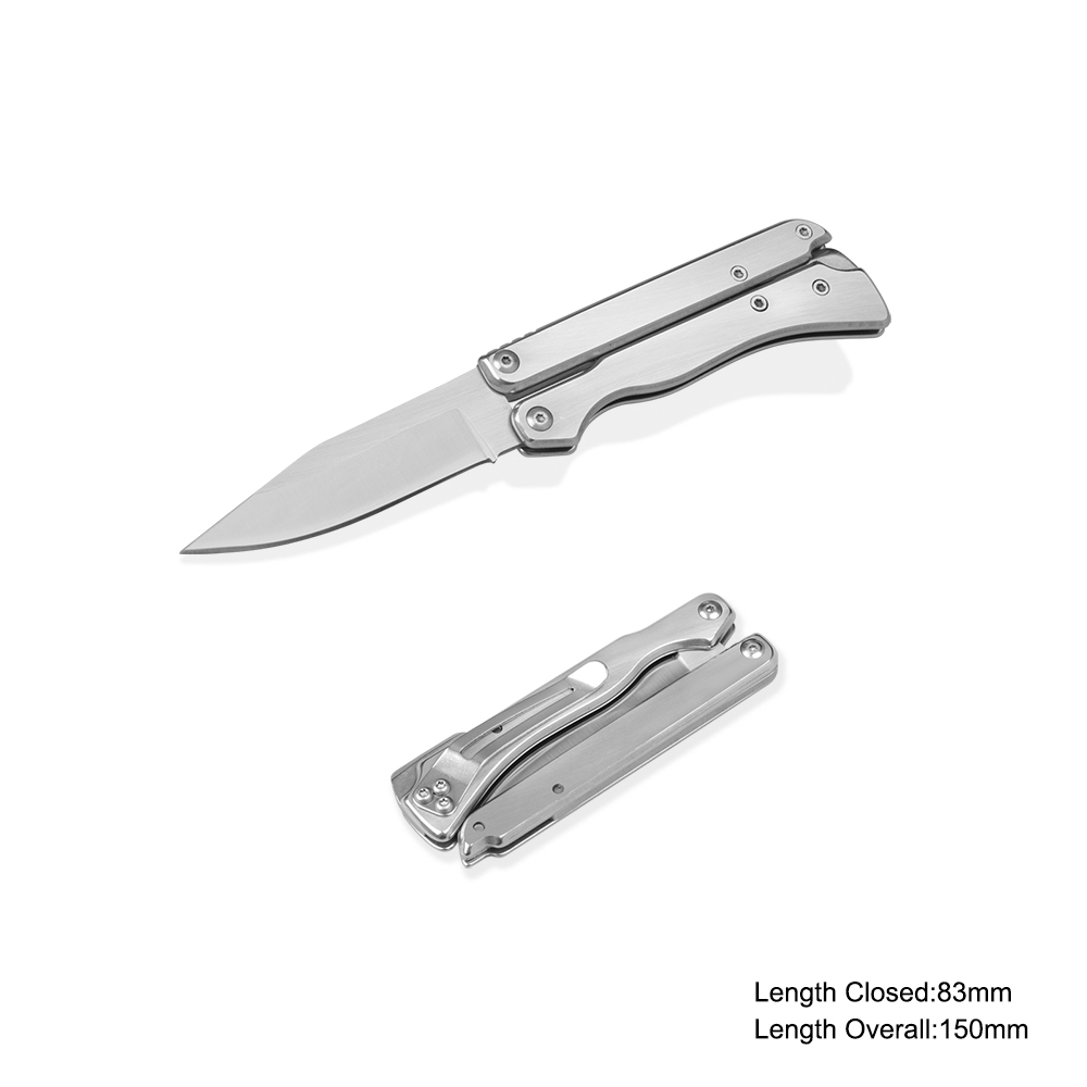 #3832 Butterfly Knife with Stainless Steel Handle