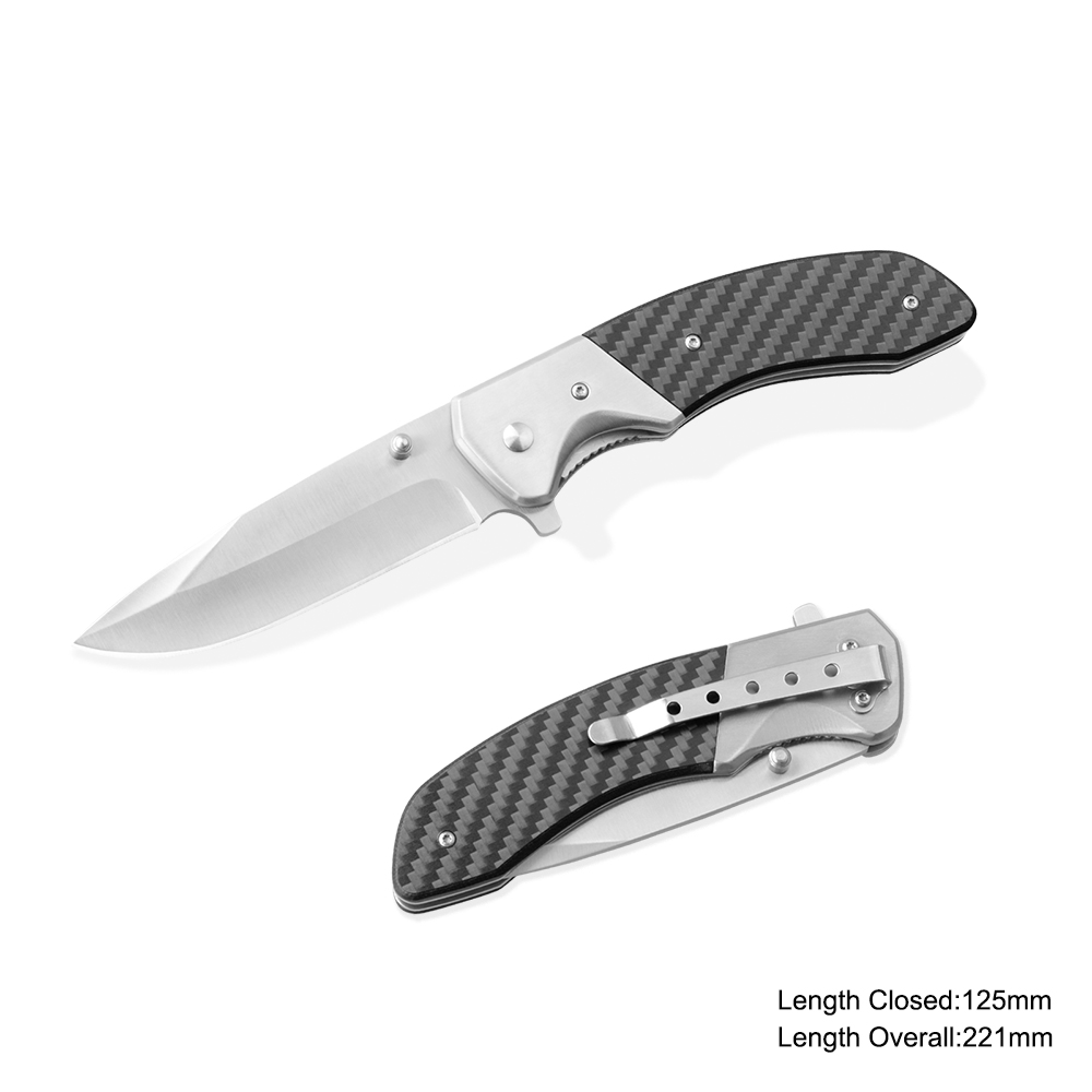 #3983 Folding Knife with Carbon Fiber Handle