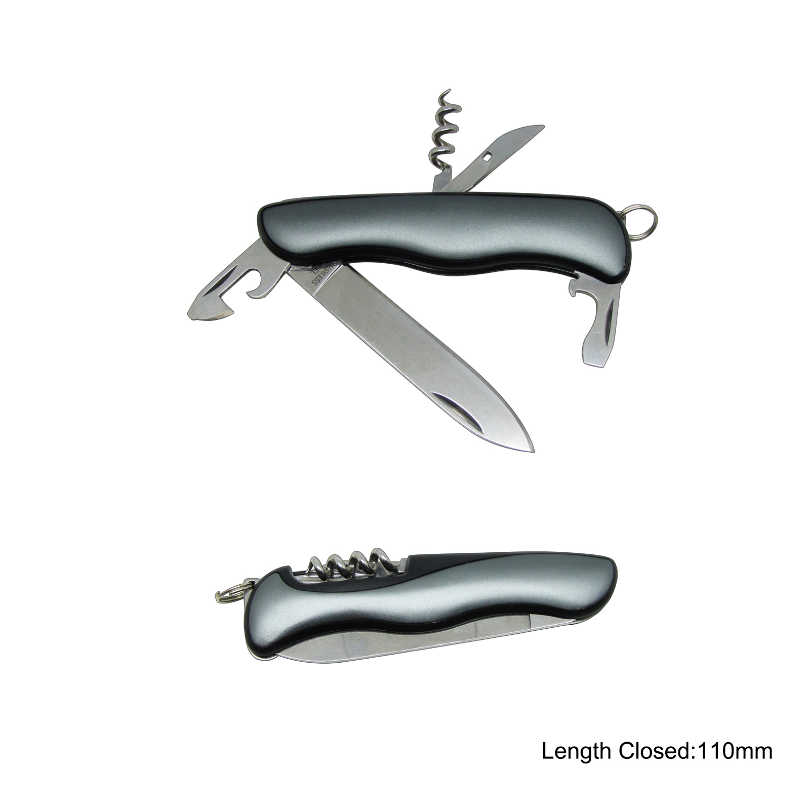 #6179 Multi Function Pocket Knife With Aluminium Handle