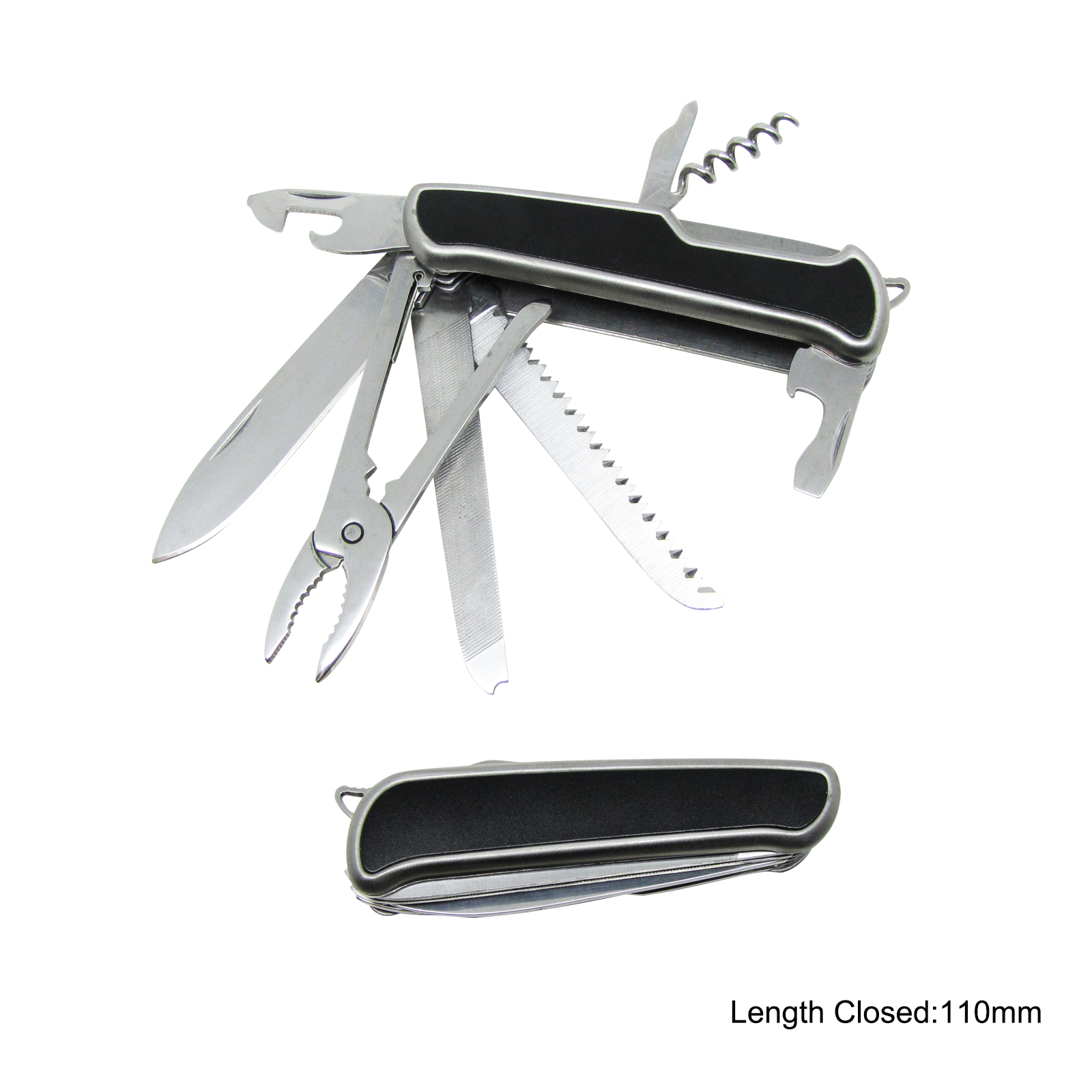 #6181 Multi Function Pocket Knife With Aluminium Handle