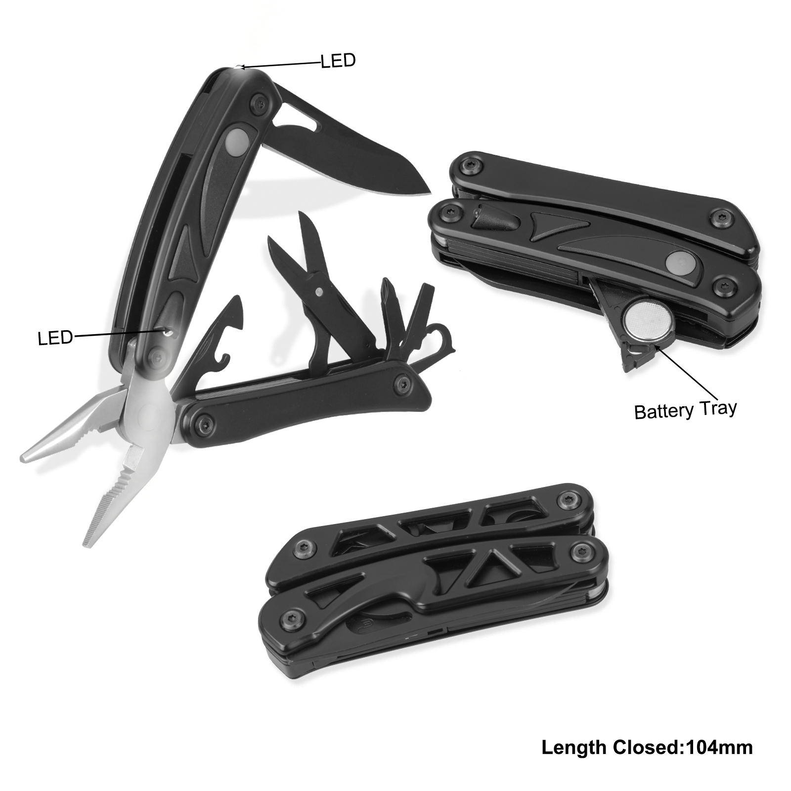 #8146 Top highest quality multi-fucntion tool with 2 LED