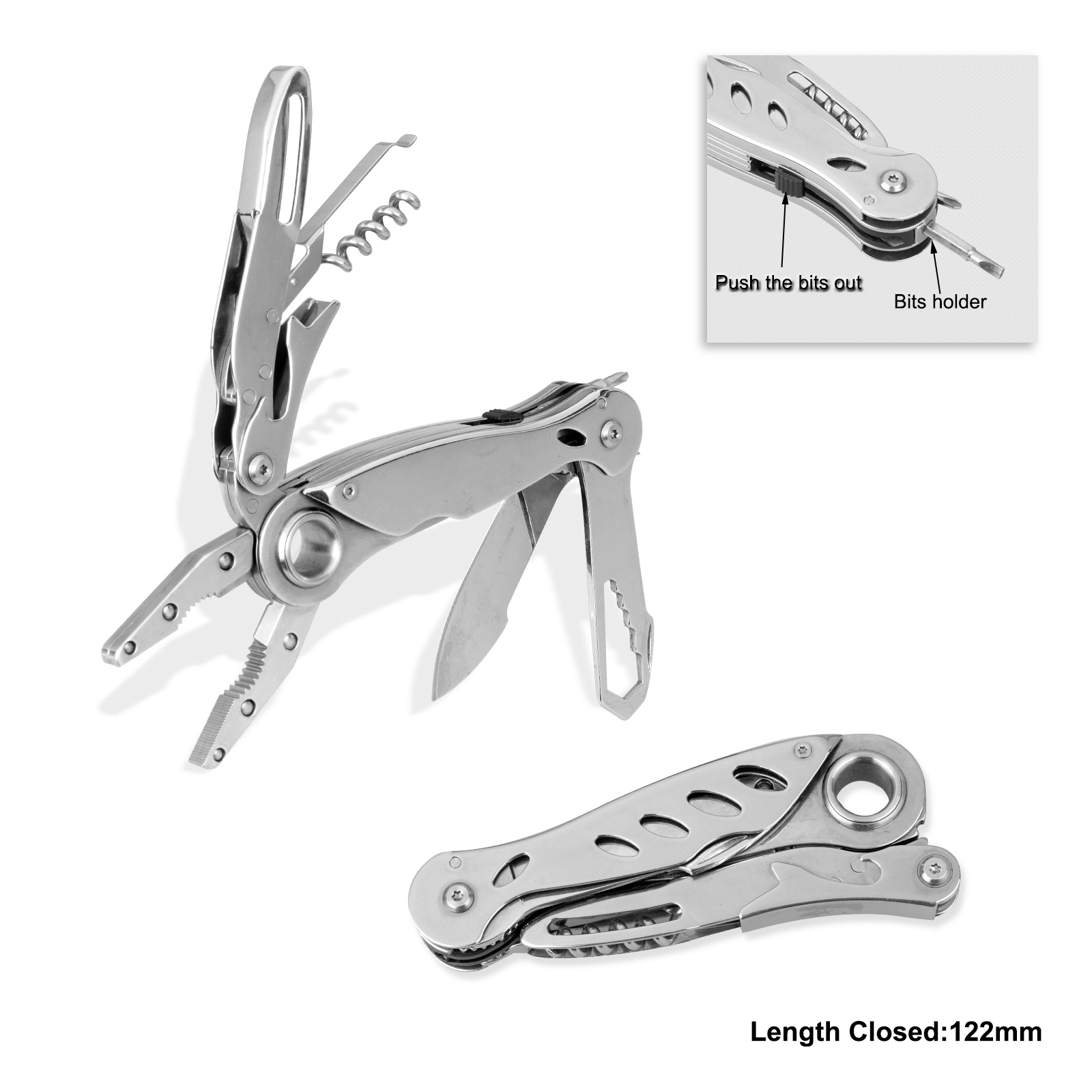 #8158S Top highest quality multi-fucntion tool with corkscrew