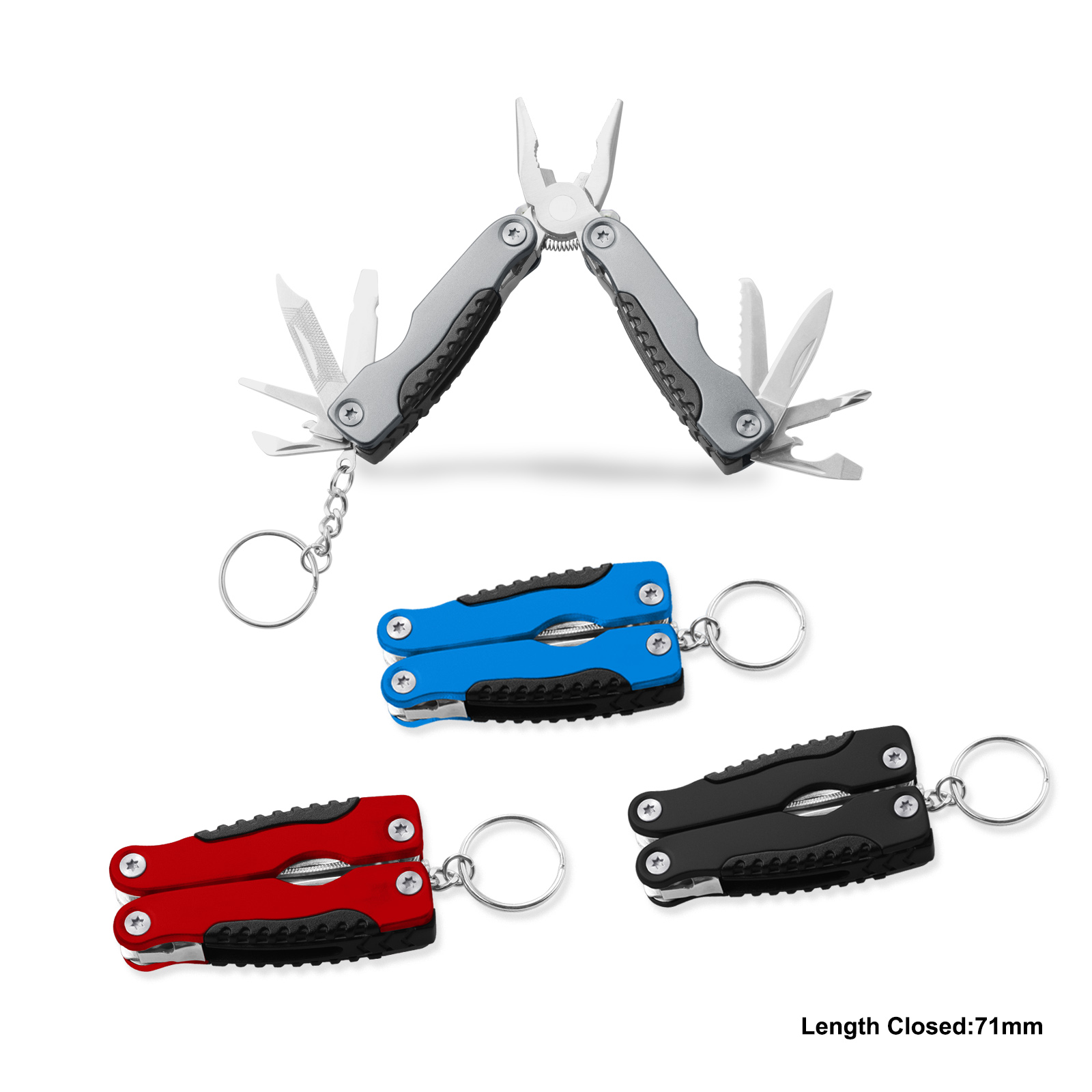 #8179FVKC Mini Size Multi Function Tools with Anodized Aluminum Handle 
