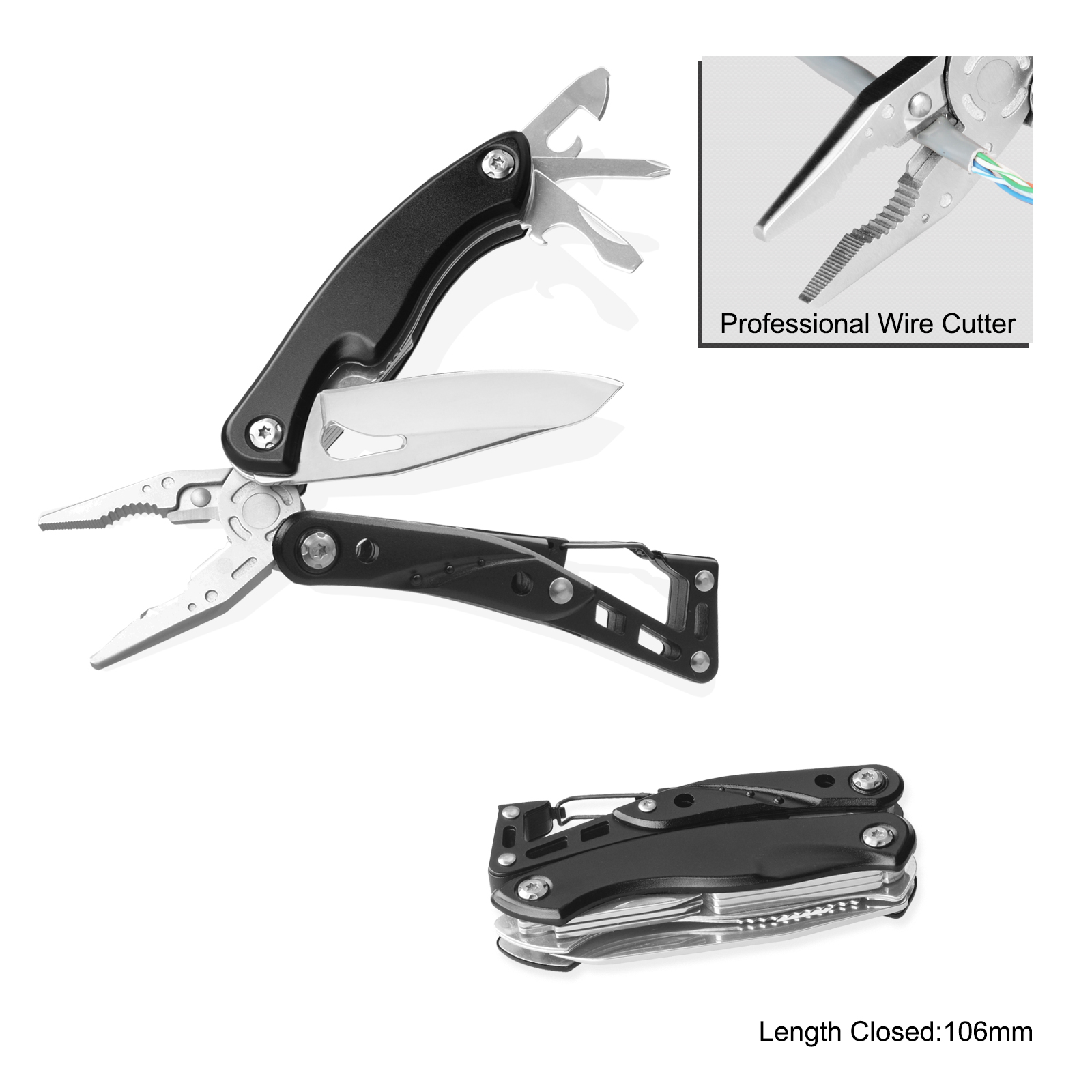 #8392AM Top Quality Multitools with Anodized Aluminum Handle