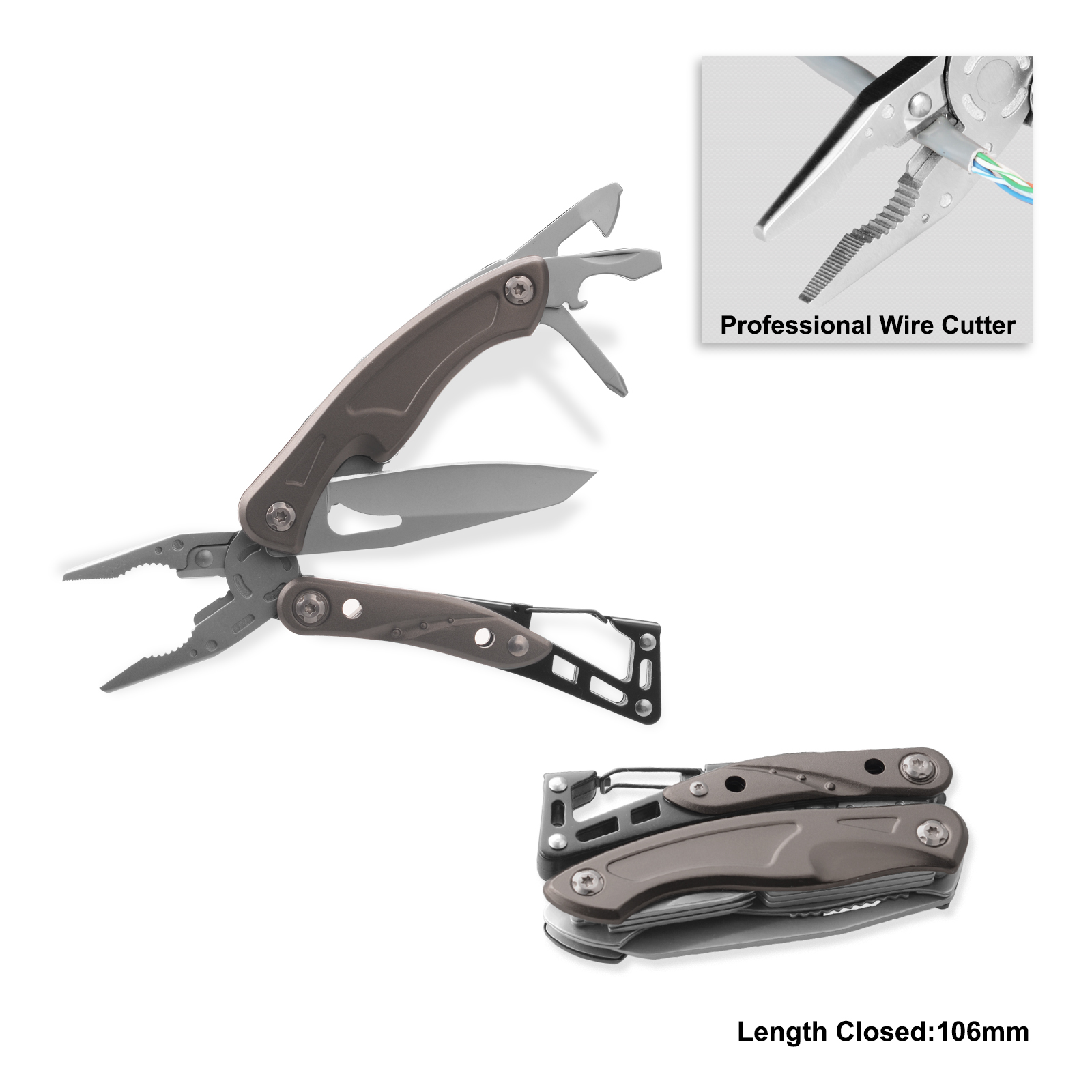 #8420AS Top Quality Multitools with Anodized Aluminum Handle
