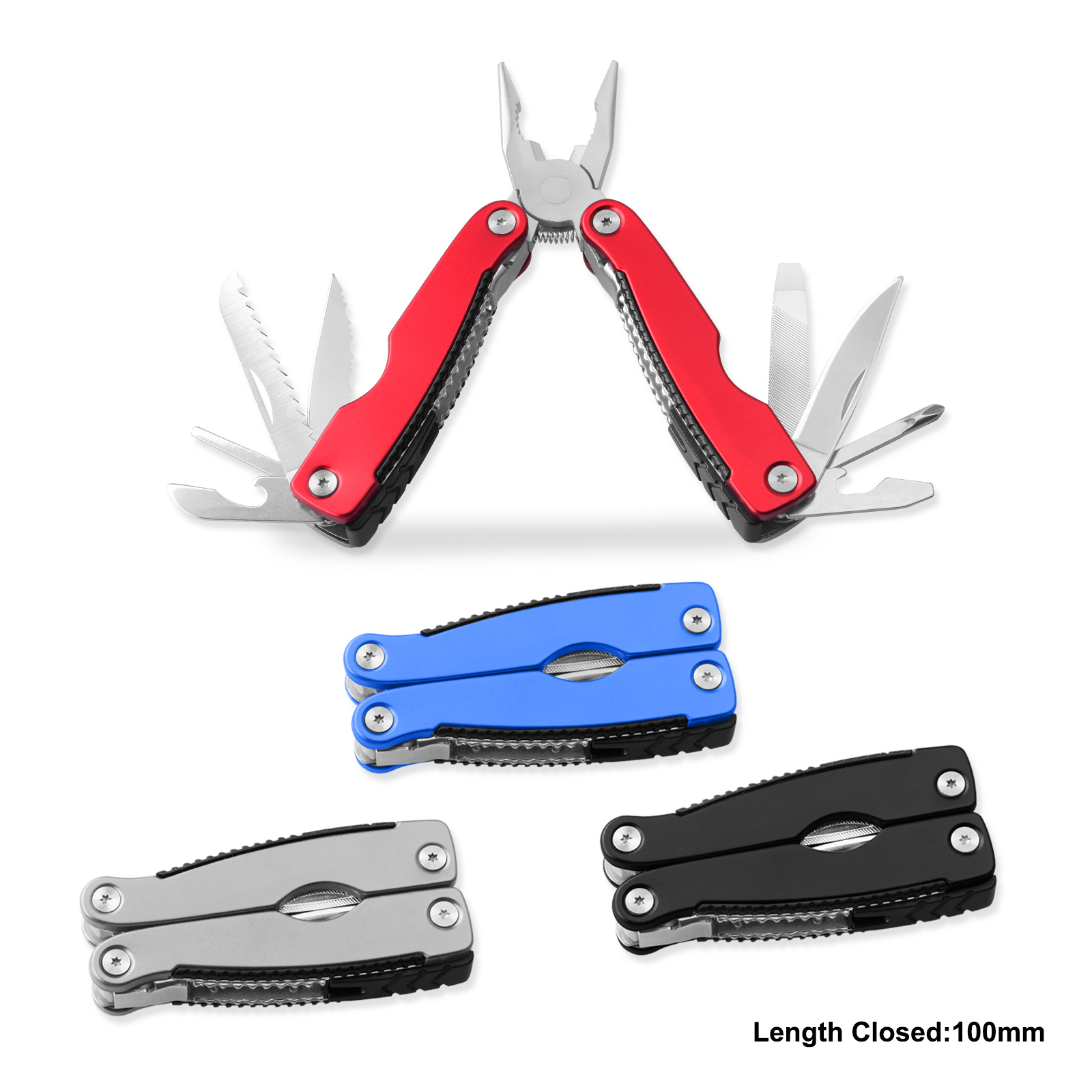 #8448 Multi Function Tools with Anodized Aluminum Handle 