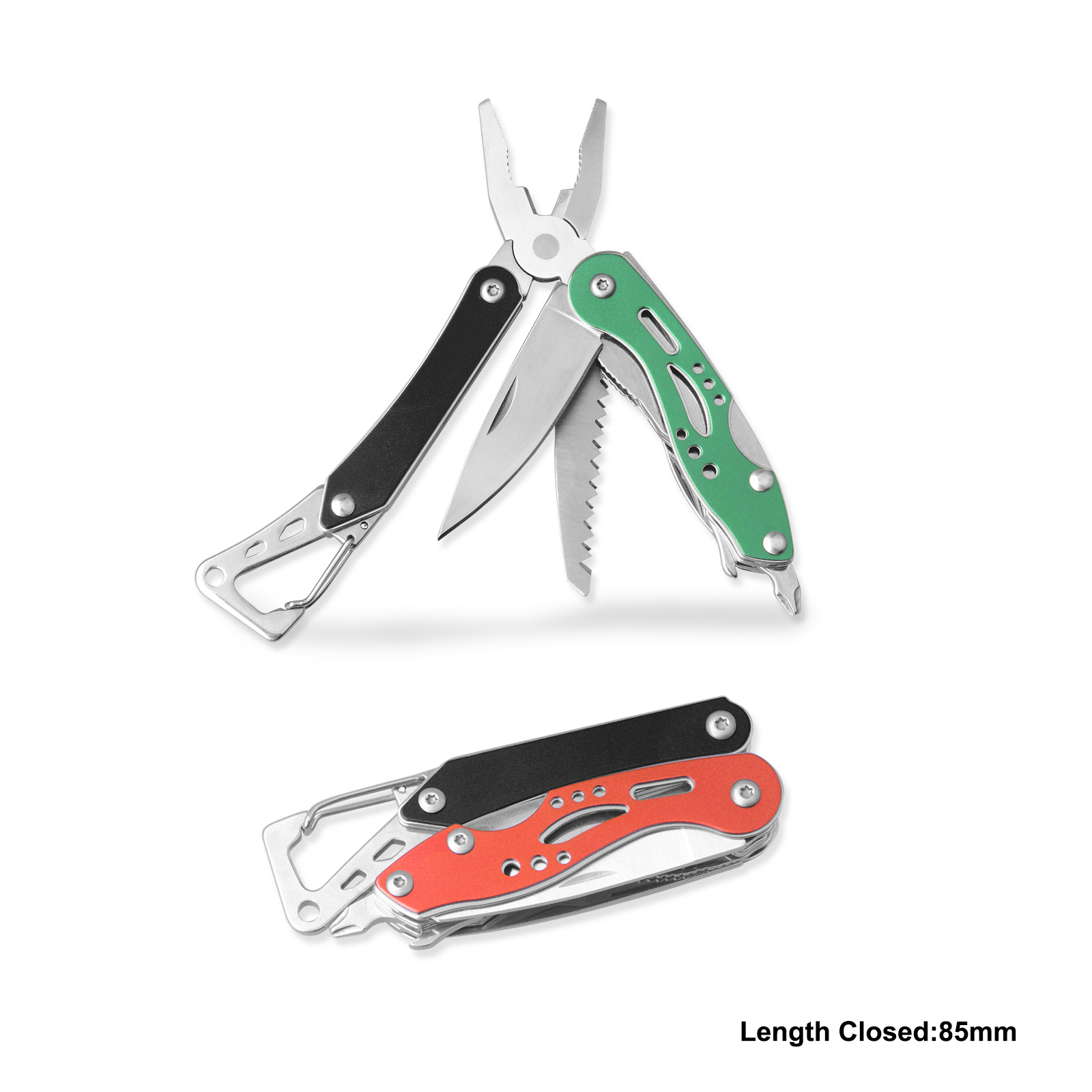 #8462AM Mini-size Multi Function Tools with Carabiner 