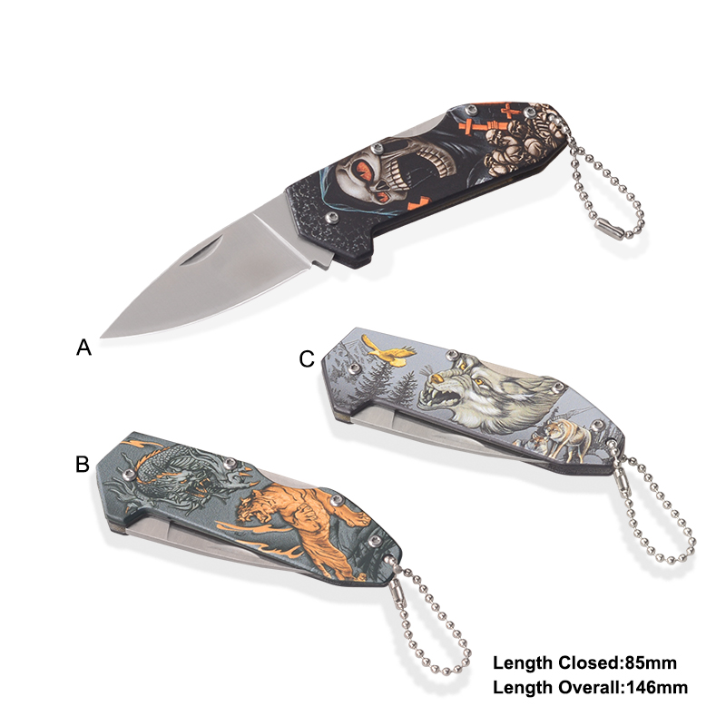 #31090 Folding Knife with Brade Chain
