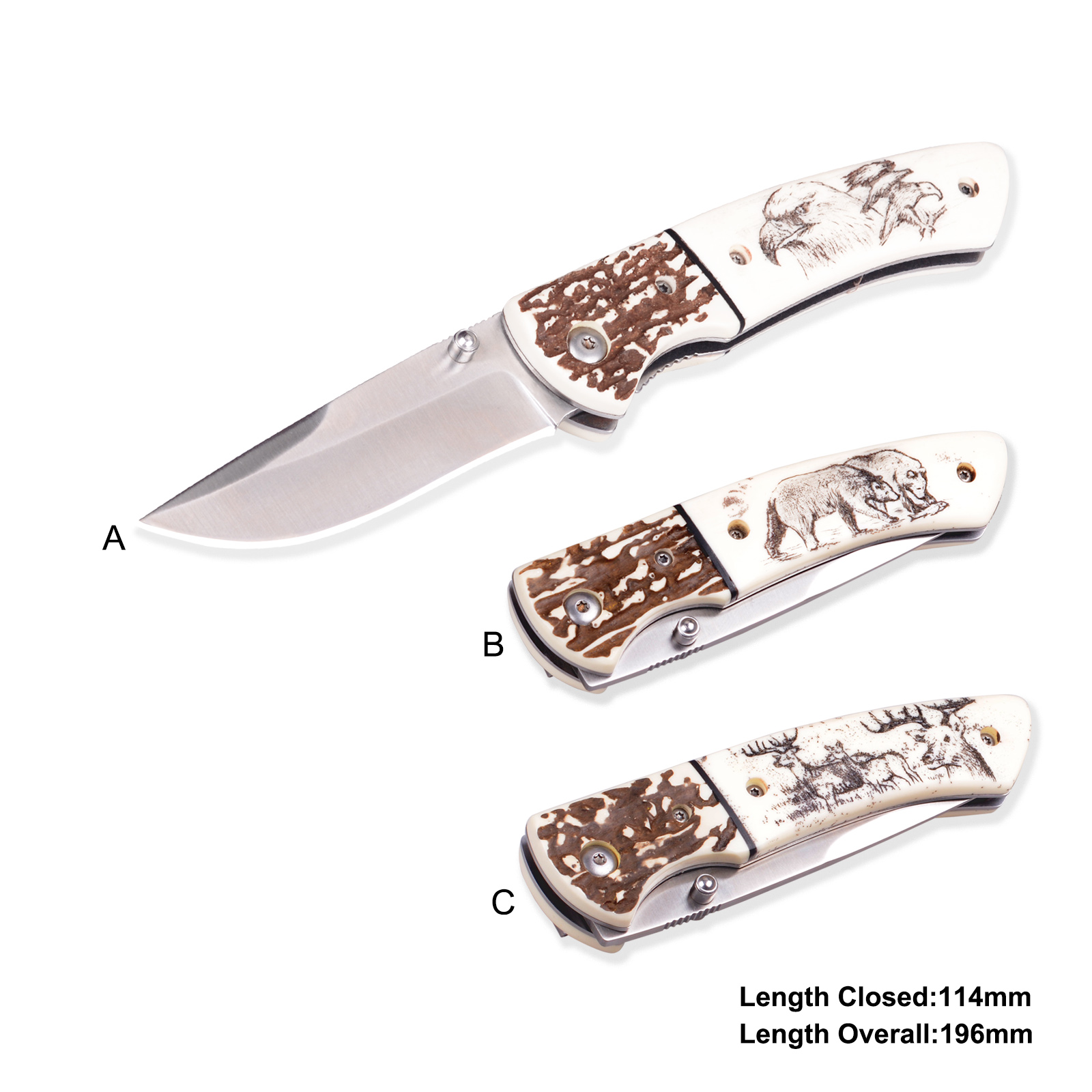 #31146 Folding Knife with ABS Handle