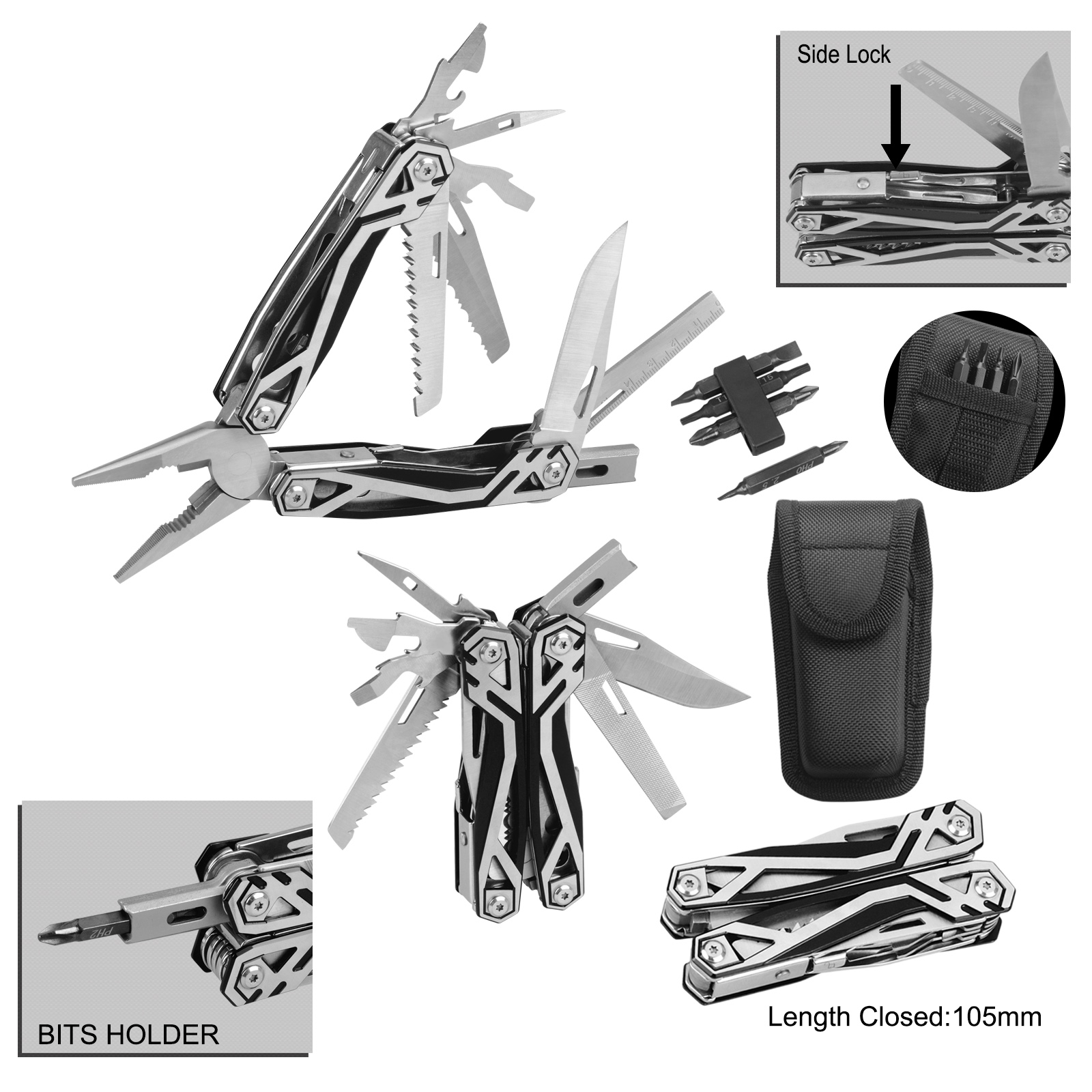 #8516 High Quality Multi Function Survival Pliers