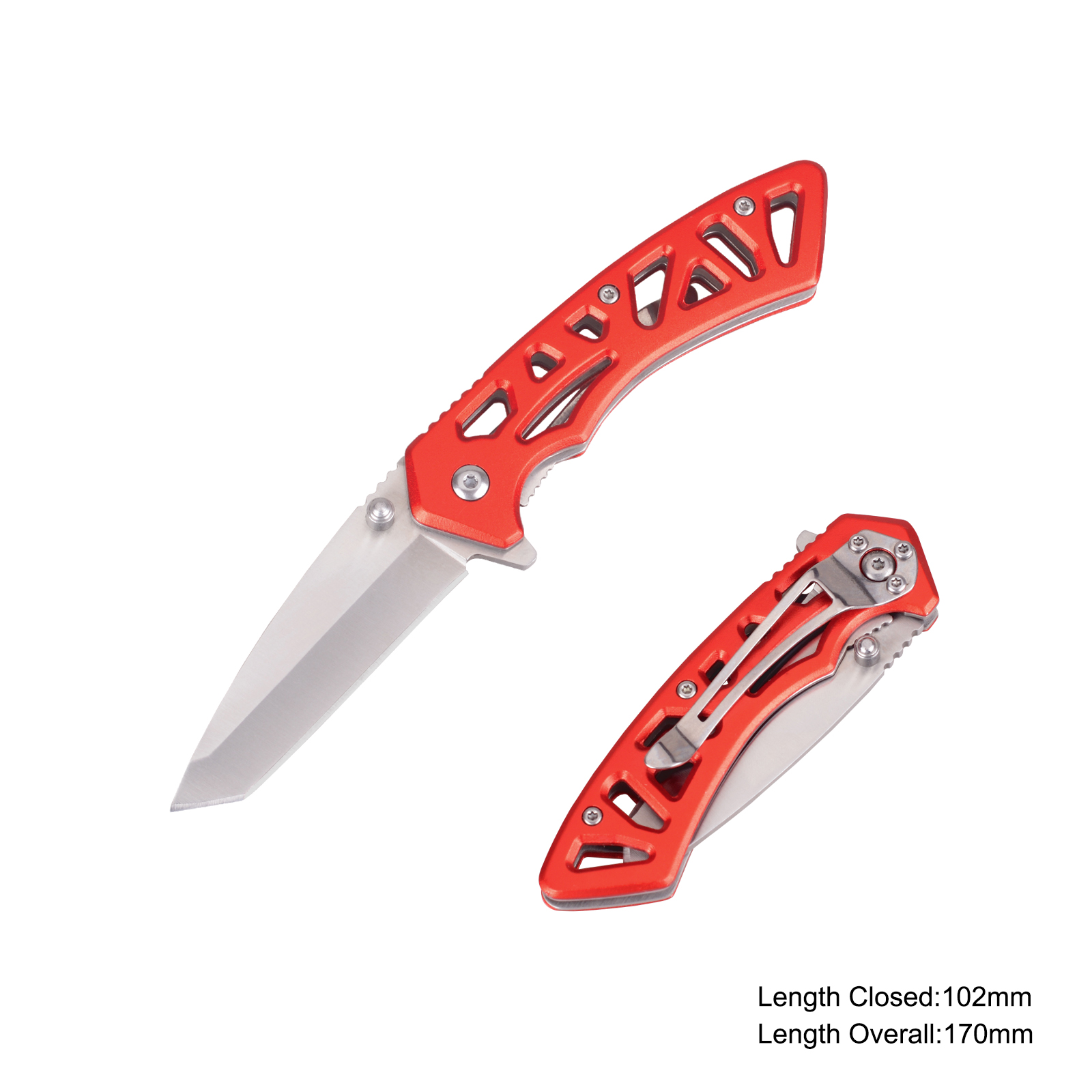 #31184 Folding Knife with Anodized Aluminum Handle
