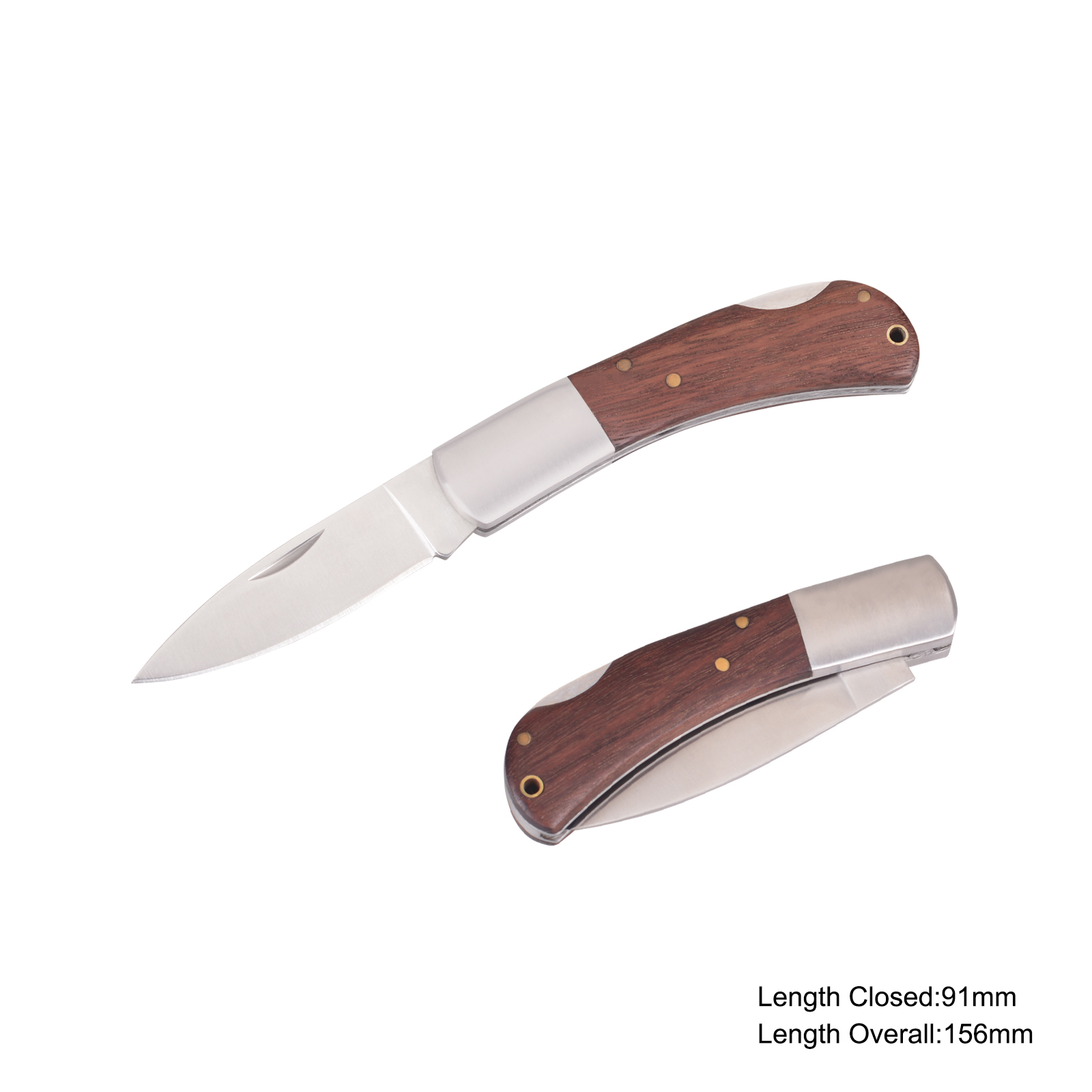 #31164 Folding Knife with Wooden Handle