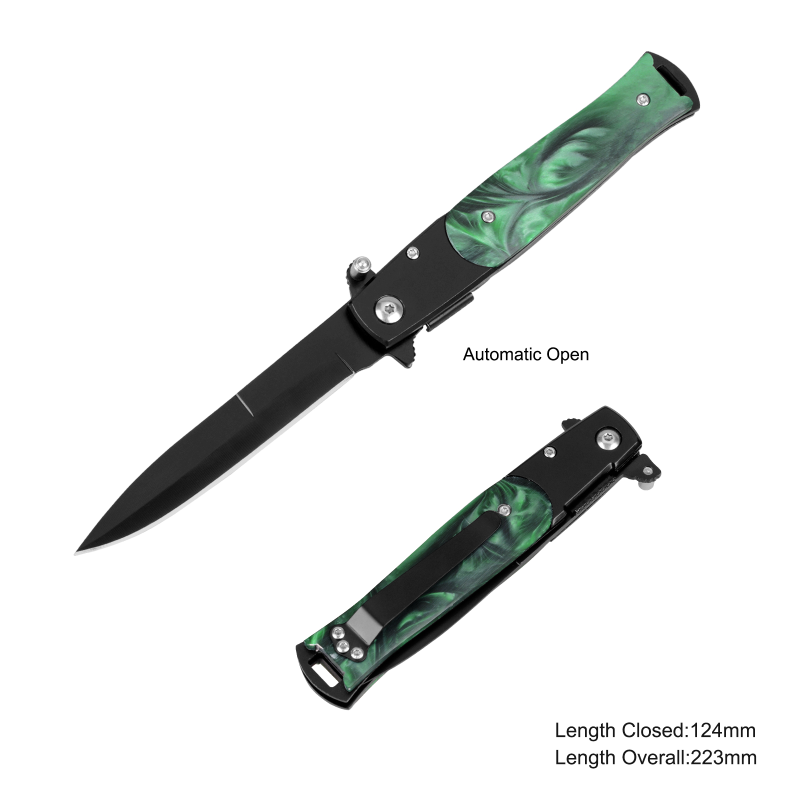 #31171AT Spring Assisted Folding Knife with Resin Handle
