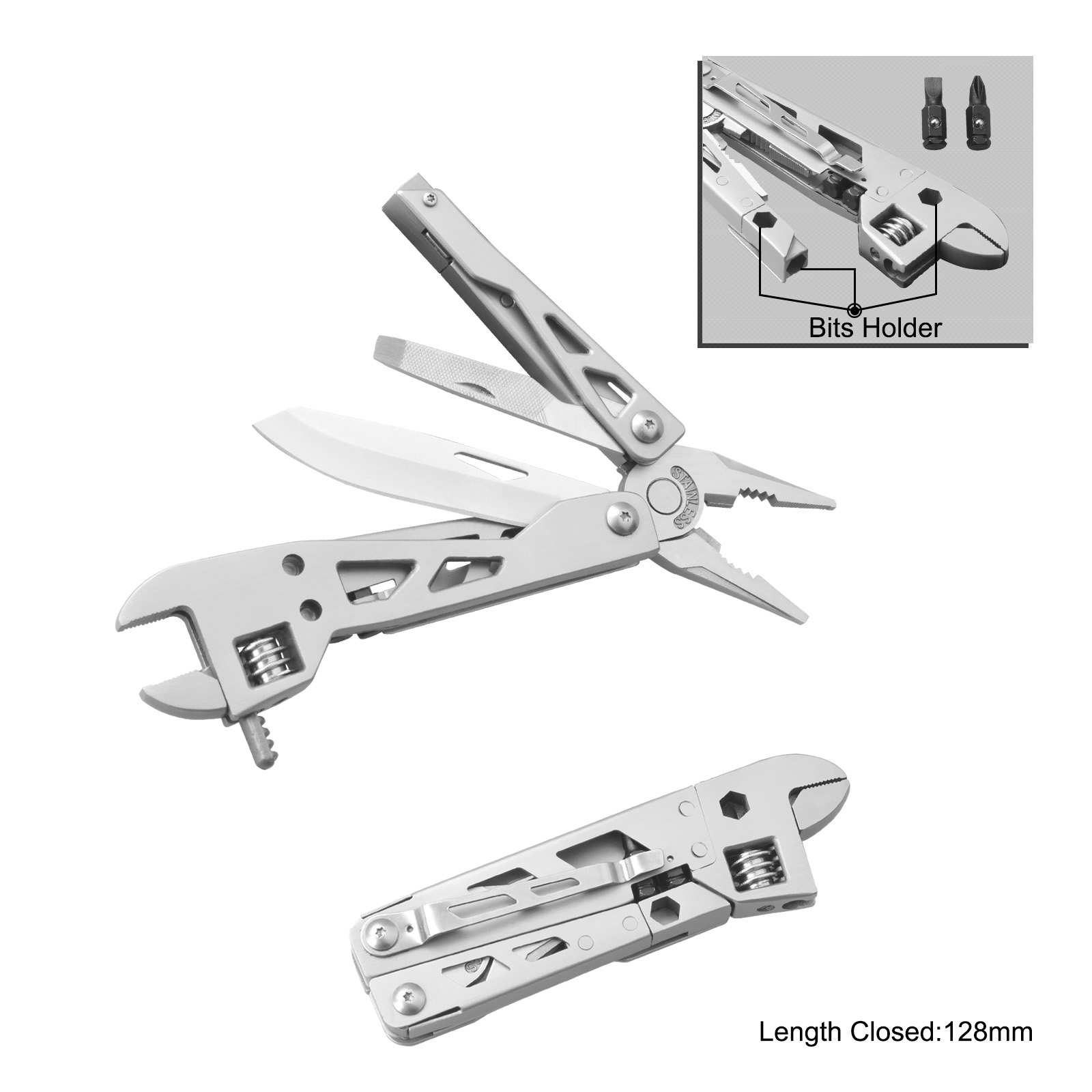 #8466 Multifunction Pliers with Adjustable Wrench 