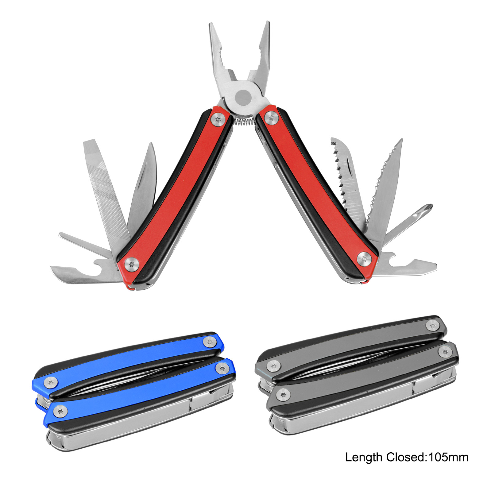 #8381 Multi Function Tools with Anodized Aluminum Handle 