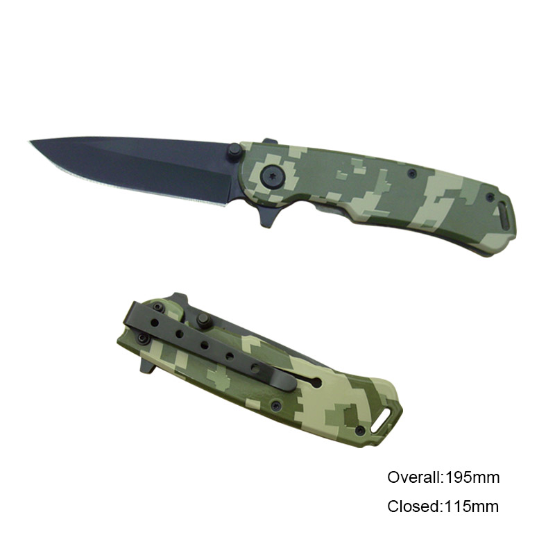 #3128I Deluxe Folding Knife with Camouflage