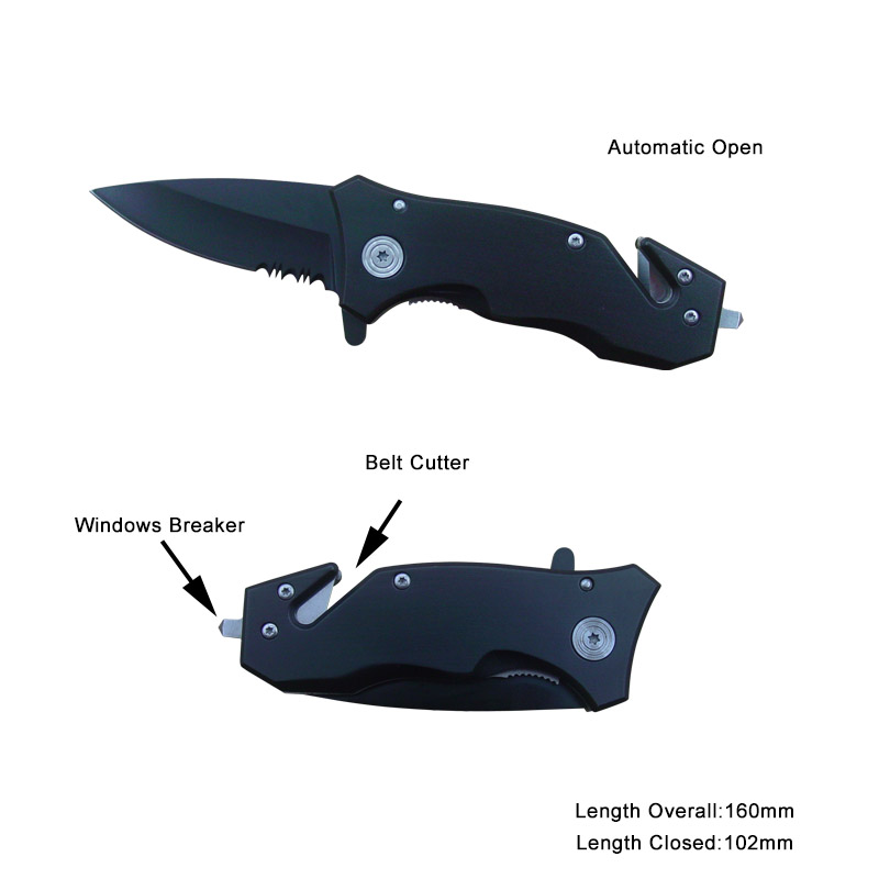 #3332ATS Spring Assisted Survival Knife 