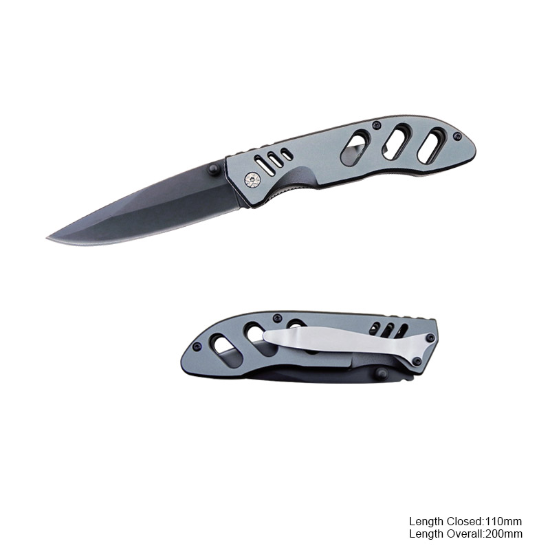 #3406 Pocket Knife with Anodized Aluminum Handle