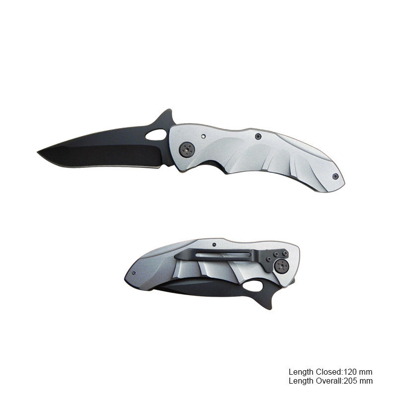 #3456 Folding Knife with Anodized Aluminum Handle