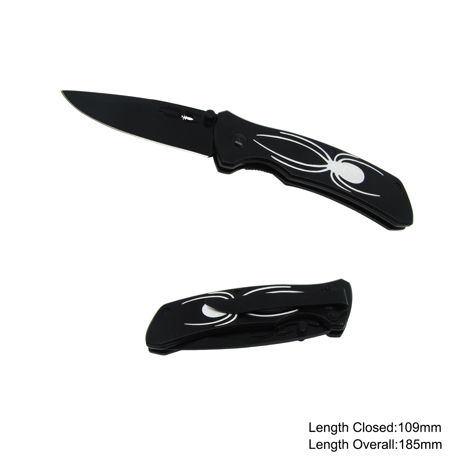 #3551 Folding Knife with Anodized Aluminum Handle