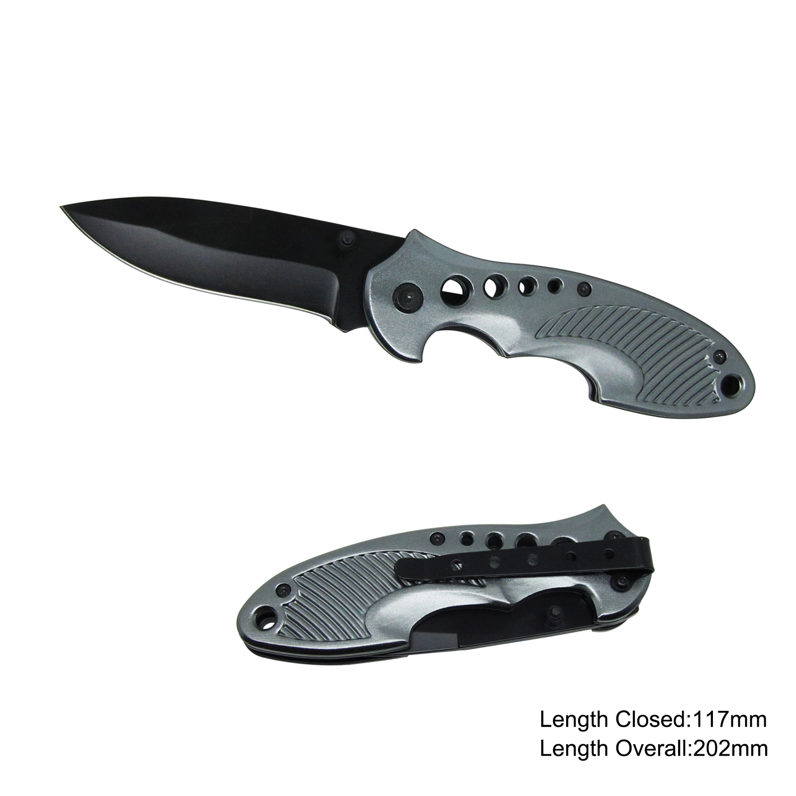#3632 Folding Knife with Anodized Aluminum Handle