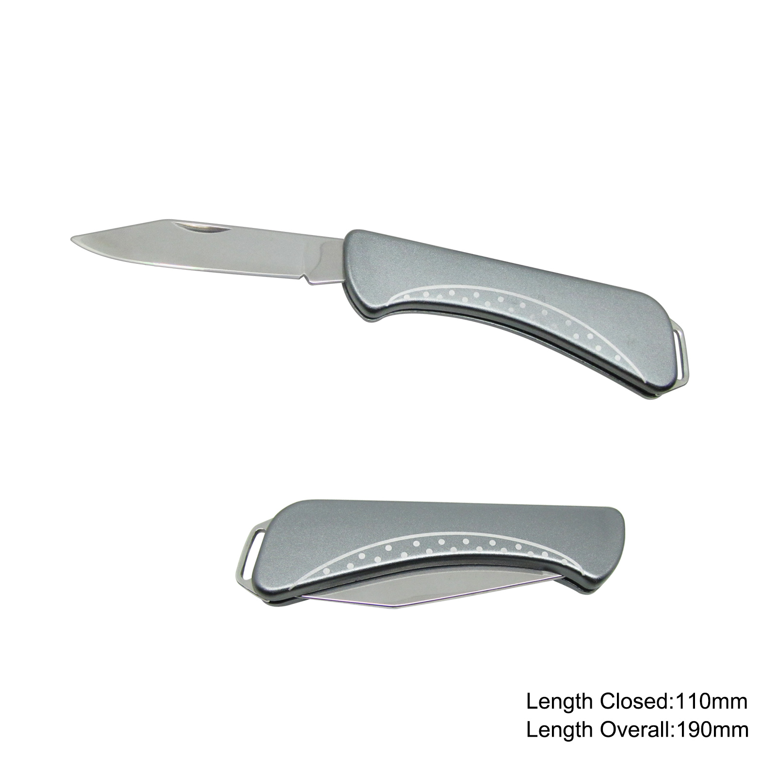 #3633 Folding Knife with Anodized Aluminum Handle