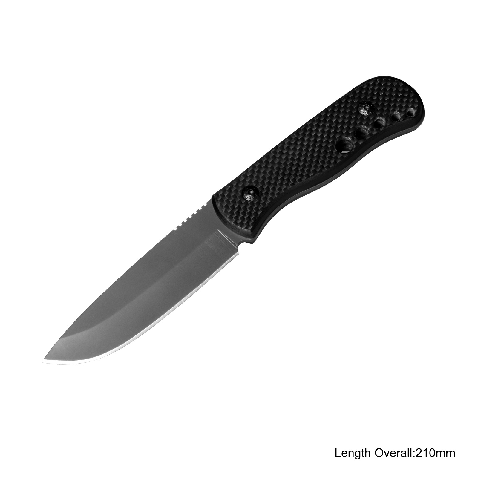 #3792-717 Fixed-blade Knife with Carbon Fiber Handle