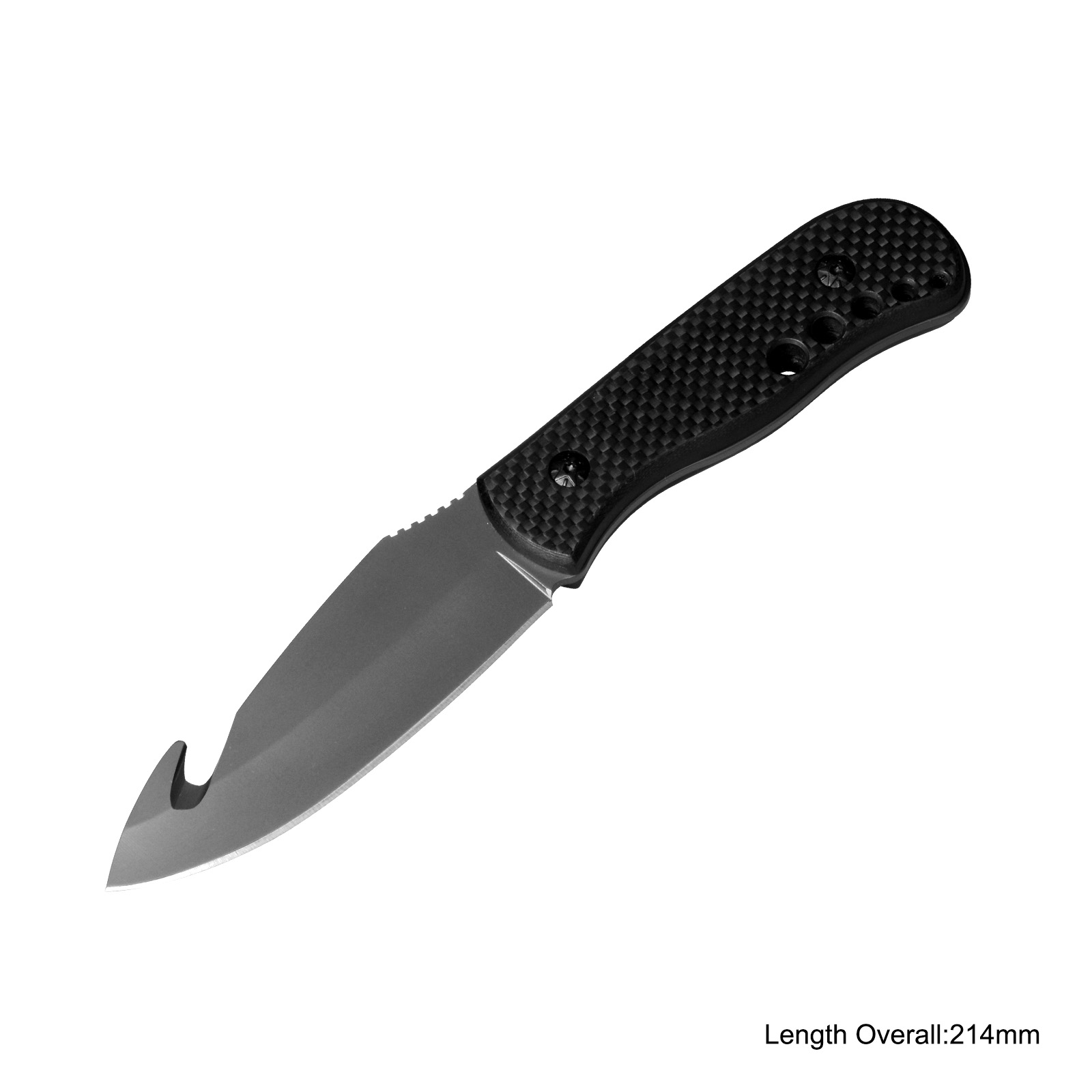 #3793-717 Fixed-blade Knife with Carbon Fiber Handle