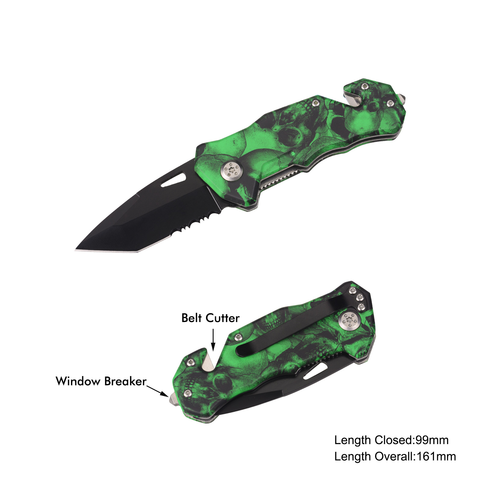 #3867 Mini Survival Knife with Camo Handle
