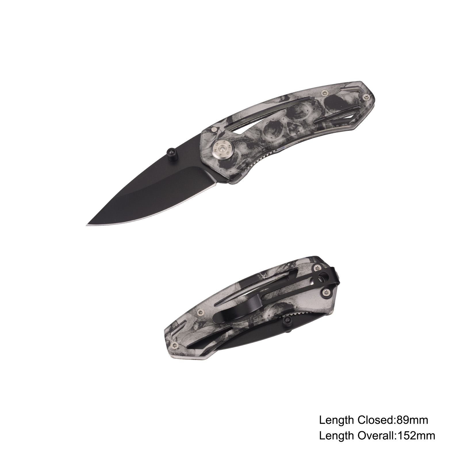 #3872 Mini Folding Knife with Camo Handle