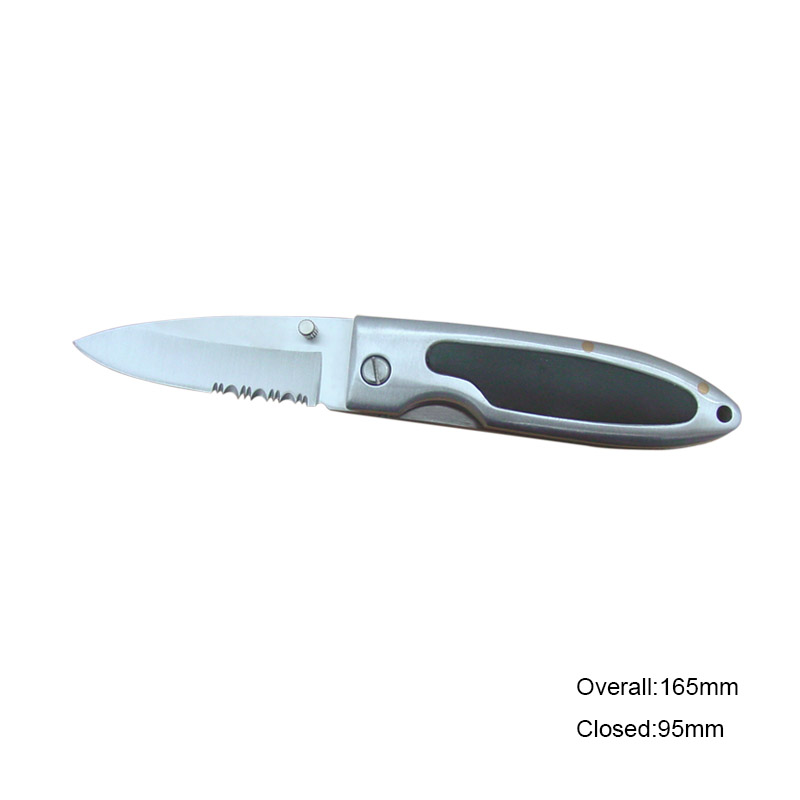 #315 Folding Knife with Anodized Aluminum Handle