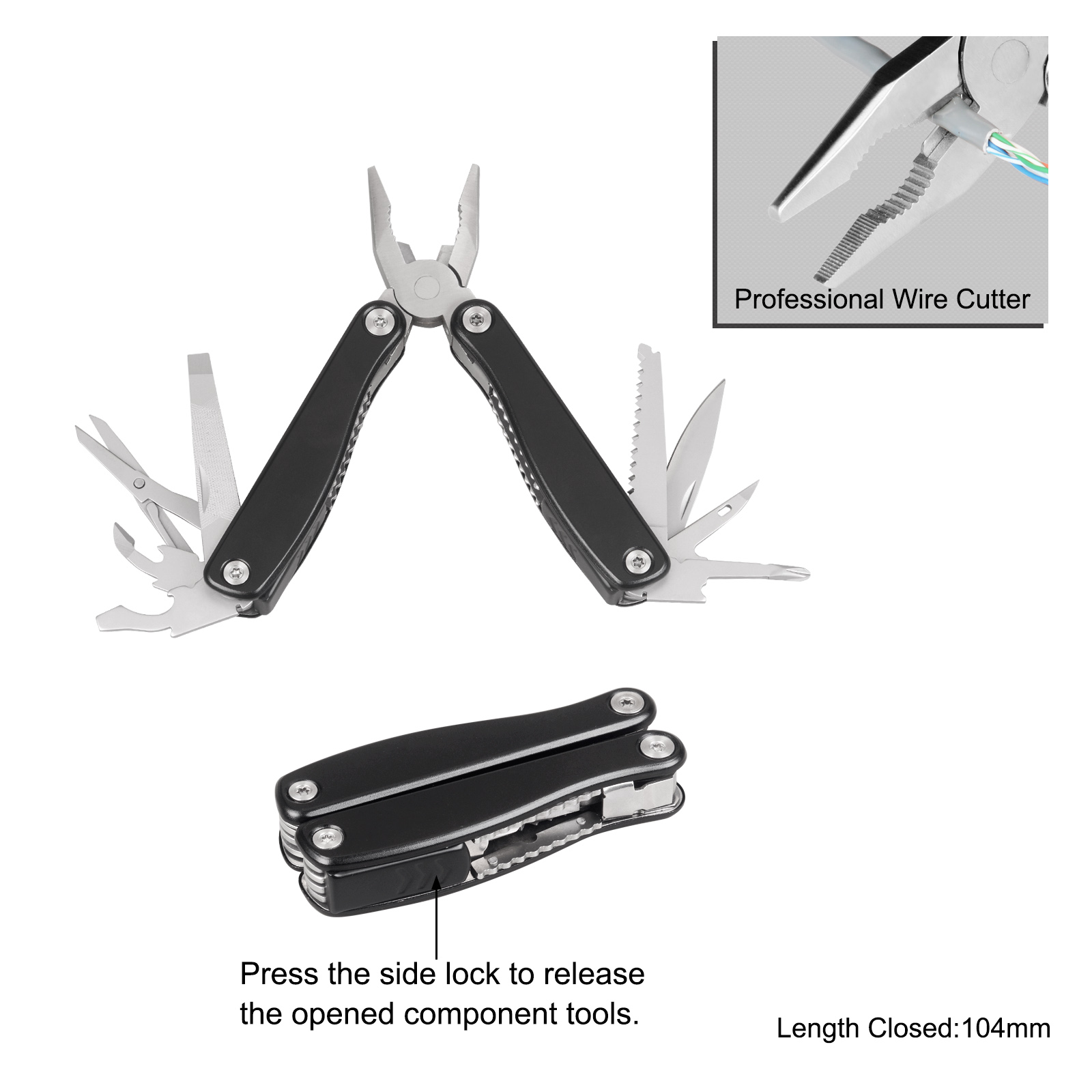#8563 Multi Function Tools with Anodized Aluminum Handle