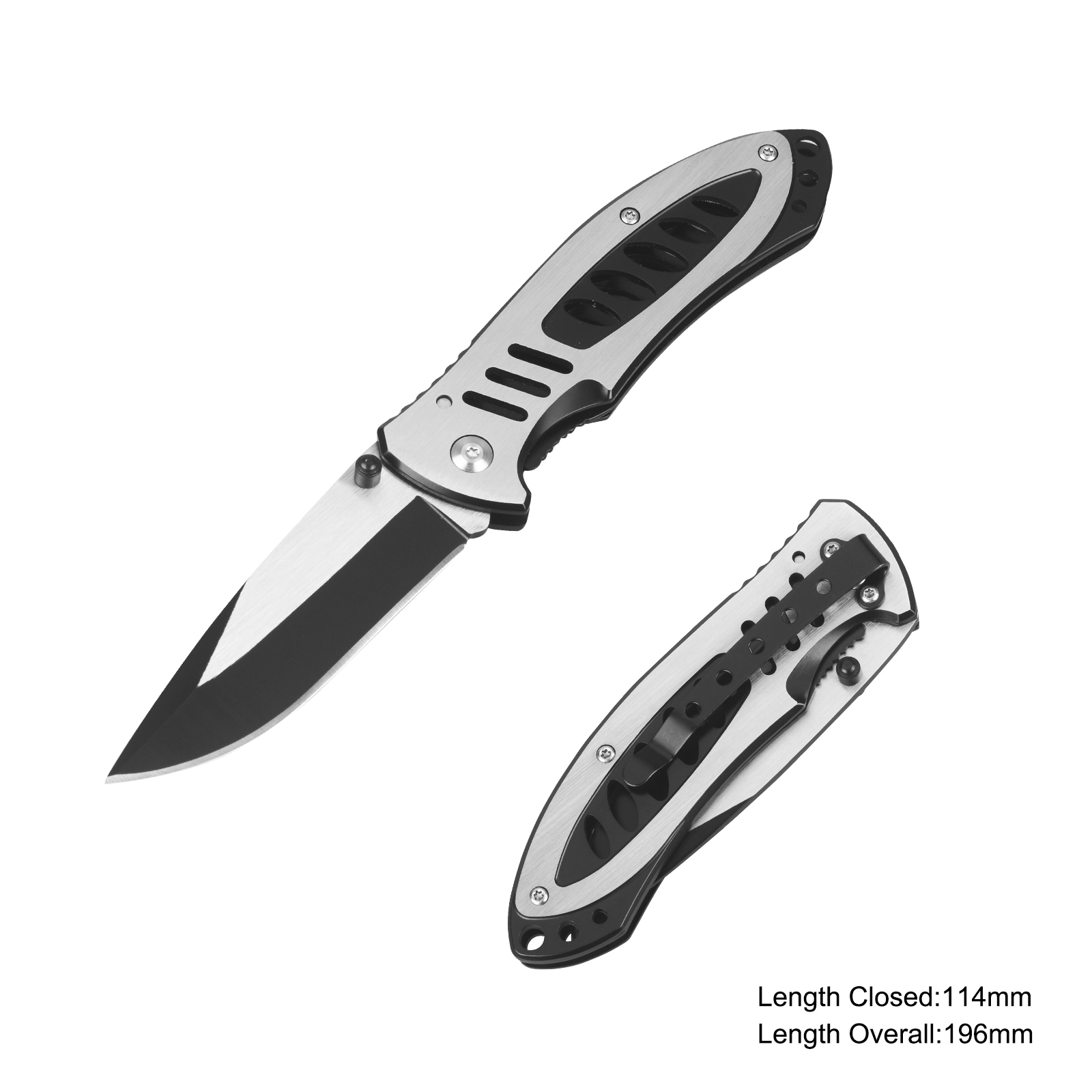 #31178 Folding Knife with Stainless Steel Handle