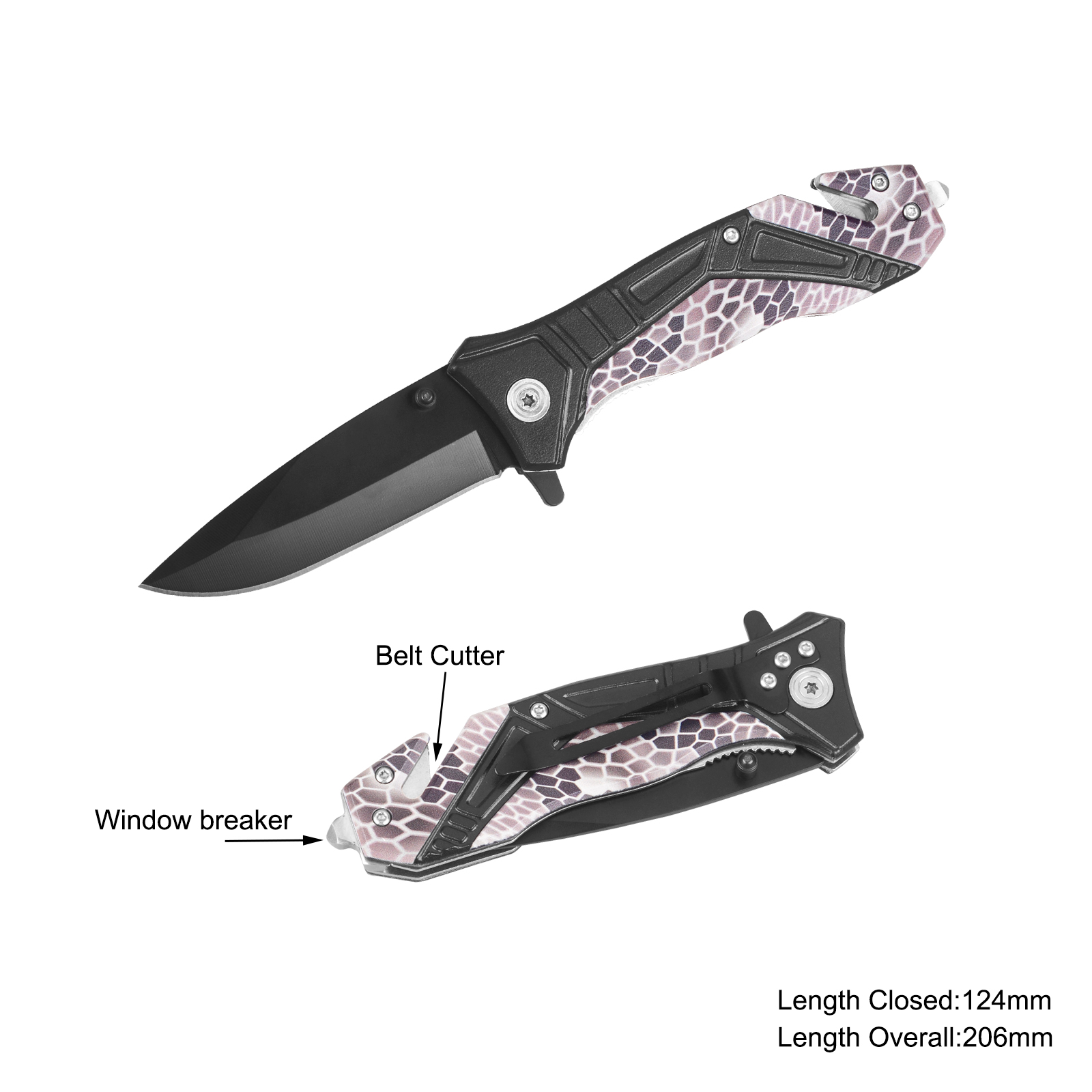 #31228 Survival Knife with 3D Printing Handle