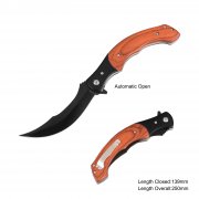#31283W-AT Folding Knife with Wooden Handle