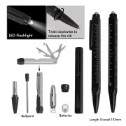 #921 Multifunctional Ballpoint Pen with Flashlight