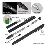 #922 Multifunctional Ballpoint Pen with Flashlight