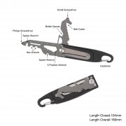 #31238NK Folding Knife with Belt Cutter and Bottle Opener